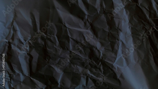 Obraz texture of crumpled black paper