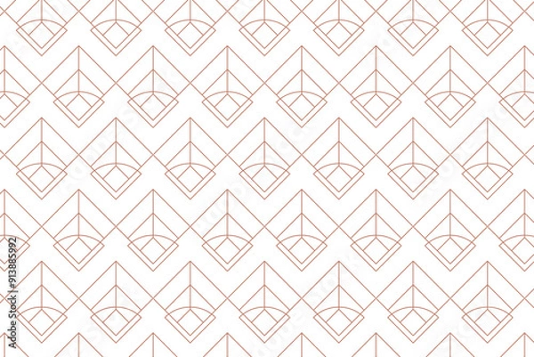 Fototapeta Gold interlacement stylish pattern design element