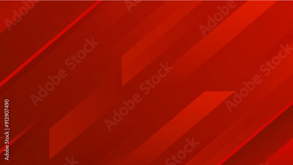 Fototapeta red arrow background, Red banner