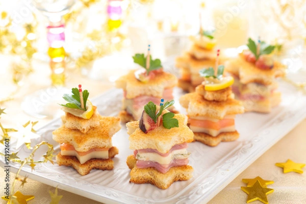 Obraz Holiday Appetizers.