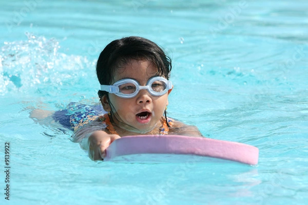 Obraz Child swimming