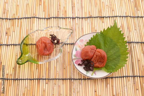 Fototapeta おいしそうな梅干し