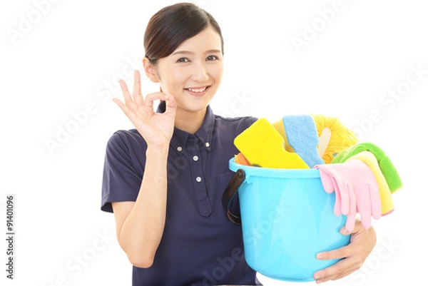 Fototapeta 笑顔の労働者