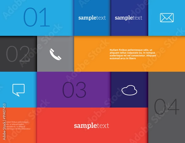 Obraz Infographic design background. Eps 10 vector file