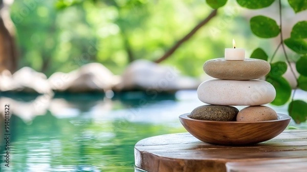 Fototapeta Wellness retreats and spa experiences.