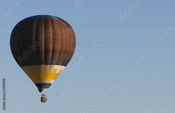 Obraz Hot air balloon in blue sky