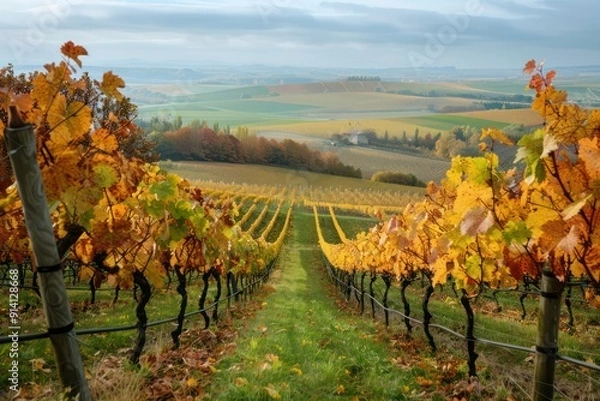 Obraz vineyard in autumn