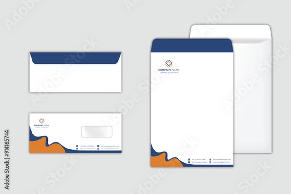 Obraz Corporate Envelope Design Template set