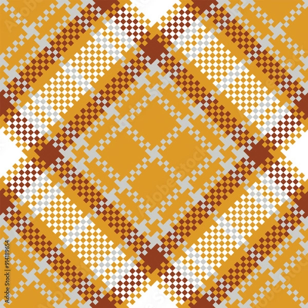 Fototapeta Scottish Tartan Plaid Seamless Pattern, Gingham Patterns. Flannel Shirt Tartan Patterns. Trendy Tiles Vector Illustration for Wallpapers.