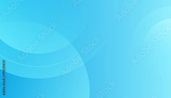 Fototapeta Blue wave background. Dynamic shapes composition. Vector illustration