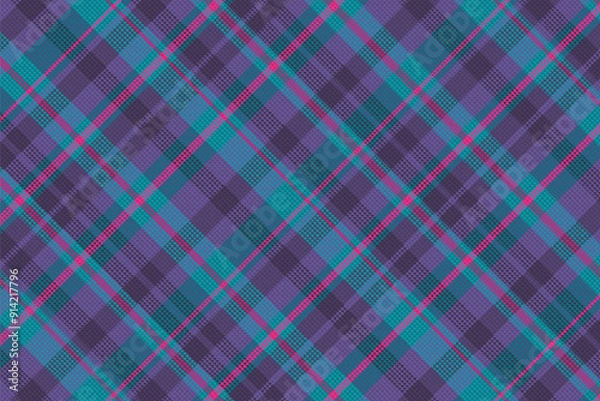 Fototapeta Tartan plaid pattern with texture.