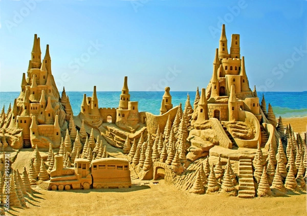 Obraz sand castle