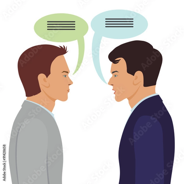 Fototapeta Negotiations-05