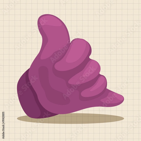 Obraz hand theme elements