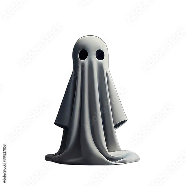 Obraz mini baby ghost for halloween png vector