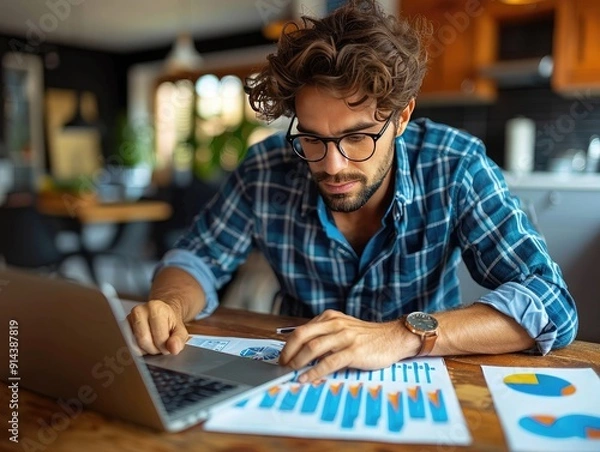 Obraz Analyze the impact of economic cycles on investment returns