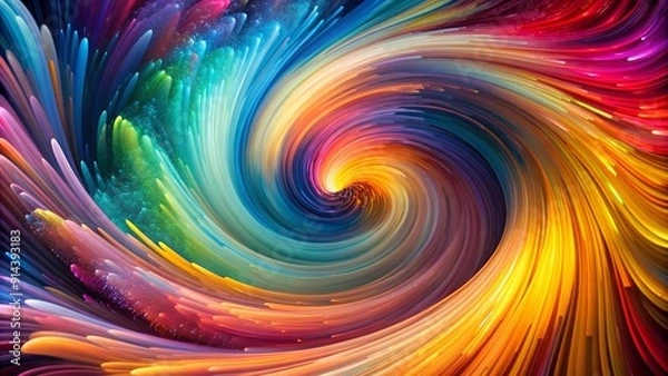 Fototapeta The Labyrinth of Discovery: A Microscopic Journey Through Innovation  Generative AI