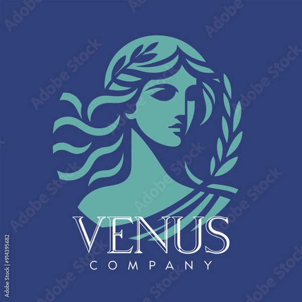 Obraz Venus Company - Vector Flat Logo Illustration