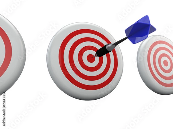 Obraz Darts success concept