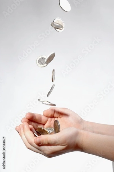 Obraz deszcz pieniędzy