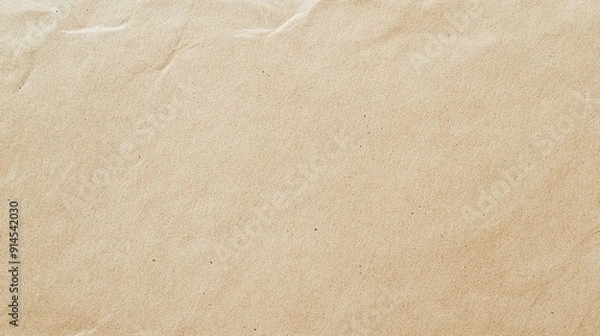 Obraz Smooth, plain brown paper sheet, perfect background image.