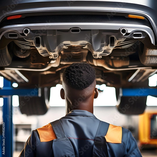 Obraz car mechanic at work