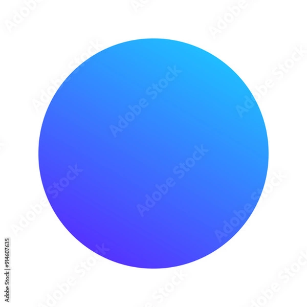 Fototapeta ellipse gradient fill icon
