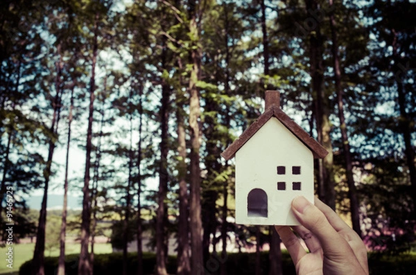 Fototapeta 自然,住宅模型