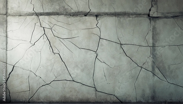 Obraz old cracked wall