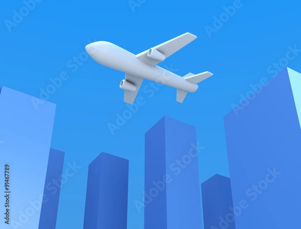 Fototapeta 飛行機