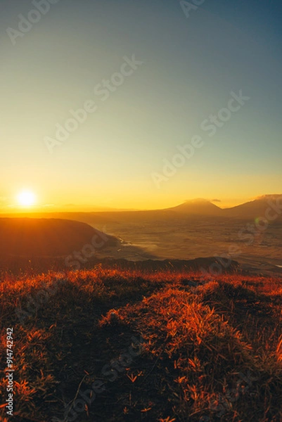 Obraz 熊本県阿蘇の景色