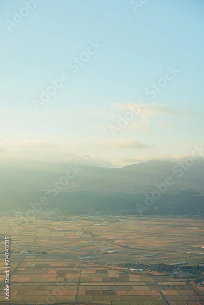 Obraz 熊本県阿蘇の景色