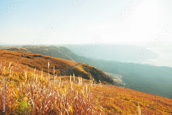 Obraz 熊本県阿蘇の景色