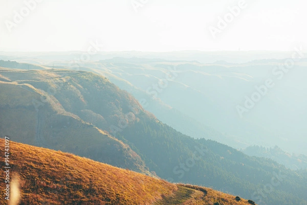 Obraz 熊本県阿蘇の景色
