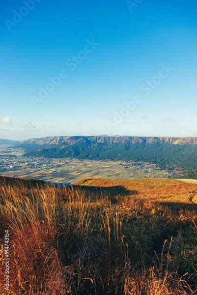 Obraz 熊本県阿蘇の景色