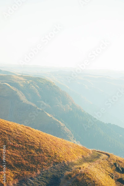 Obraz 熊本県阿蘇の景色