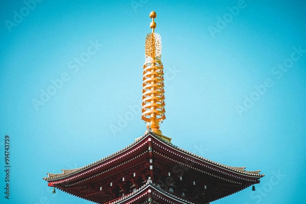 Obraz 浅草の風景