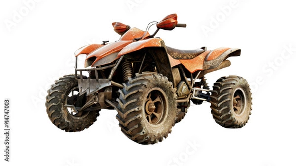 Fototapeta Quad on transparent background 