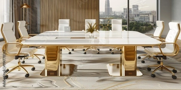 Fototapeta table and chairs