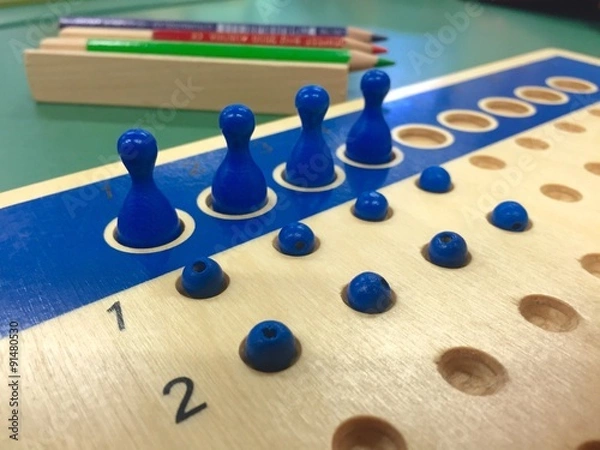 Obraz Matematyka Montessori - mnożenie