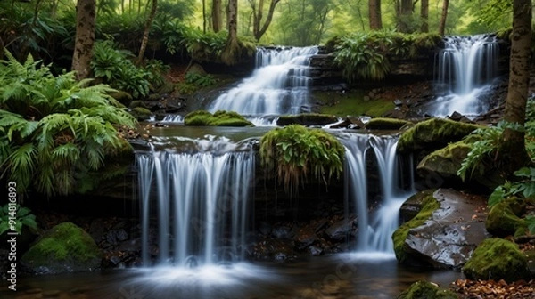Fototapeta waterfall cascades        