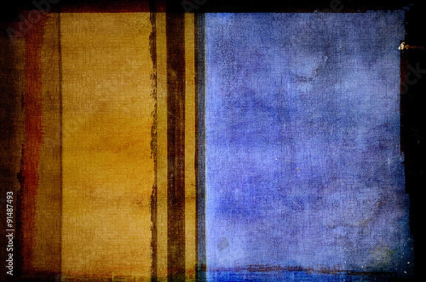 Obraz Ancient fresco detail. Useful for texture or background