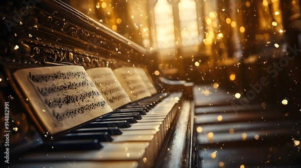 Fototapeta Music has always been an integral part of religious expression, acting as a bridge between the divine and the human spirit. Across cultures and faiths, sacred melodies, hymns,and chants have been used