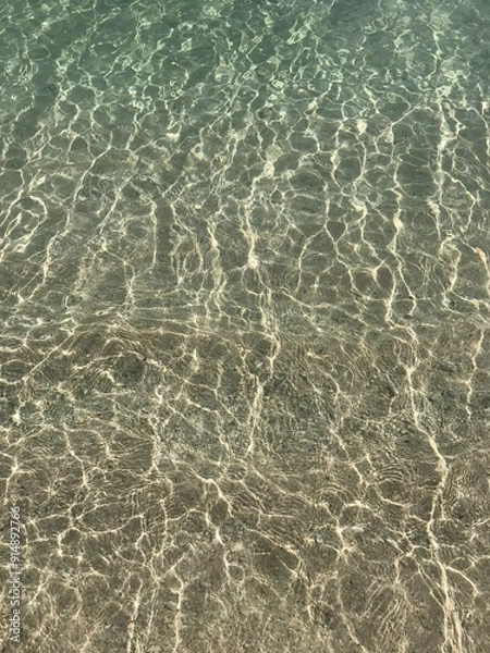 Fototapeta 砂浜の水　sandy water