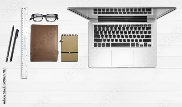 Fototapeta working desk