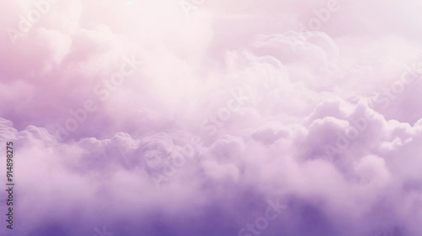 Obraz Soft purple clouds in the sky background