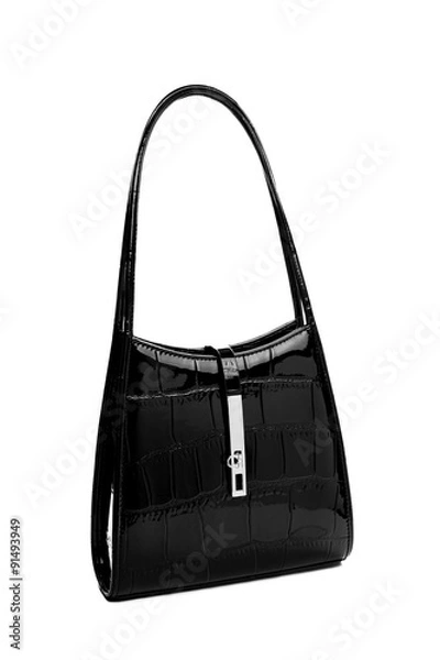 Obraz Женская сумочка на белом фоне