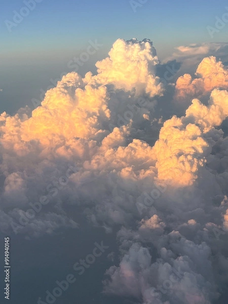 Fototapeta clouds and sun