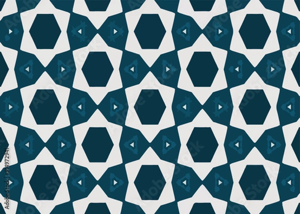 Fototapeta seamless geometric pattern with triangles