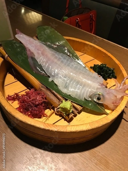 Obraz fish and vegetables イカ